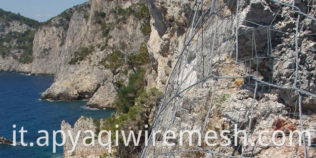 Rockfall barrier mesh SNS Sistema di protezione della sicurezza flessibile per la protezione della sicurezza rockfall